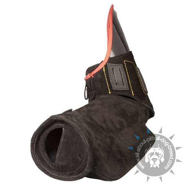 Leather Bite Sleeve with Shoulder Protection
