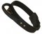 Latigo Leather Agitation Dog Collar With Handle for Pitbull