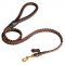Deluxe Full-Braided Leather Pitbull Leash