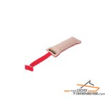 Puppy and Young Dog Bite Tug with a T-shape Handle and Inside Seam