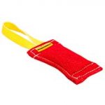 French Linen Bite Tug - 2 1/3 inch x 8 inch (6cm x 20 cm) with Handle