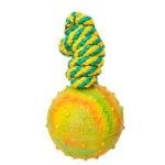 2 3/4 inch (7 cm) Dog Training Ball on Rope - Large