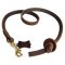 Leather Dog Leash Pull Tab for Pitbull Obedience Training