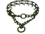 Prong / Pinch Dog Collar Made of Antique Copper Plated Steel 1/6 inch (3.99mm)