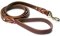Twisted latigo dog lead-Pitbull Leather LEASH
