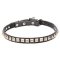 'King Studs' Leather Pitbull Collar with Pyramid-like Studs