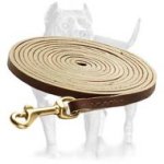 Training,tracking leather dog leash/ walking dog lead