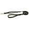Braided Leather Dog Leash With Additional Handle