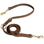 Leather Dog Leash for Training, Walking, Tracking