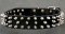 Black Spiked Leather Dog Collar for Pitbull