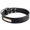 Special Leather Dog Collar with Pet Name Tag for Pitbull Breed