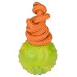 Middle Size Activity Rubber Dog Ball for Pitbull - 2 1/3 inch (6 cm)