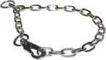 Fur Saver Chrome-Plated Choke Chain Collar - 1/9 inch (3 mm)