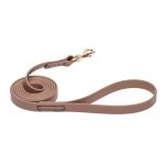 Khaki Waterproof Pitbull Leash Made of Biothane