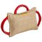 Dog Bite Pad Made of Jute with 3 Handles for American Pitbull Terrier