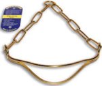 Dog Show Pitbull Chain Collar Made of Brass - 1/9 inch (3mm)