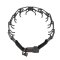 'Expert' Black Steel Pinch Prong Collar with Click Lock System 1/6 inch (4 mm)