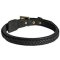 Awesome Leather Collar - Pitbull Collar with Amazing Braid