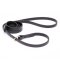 Black Biothane Pitbull Leash and Collar Combo