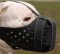 Pitbull Training or Agitation dog Muzzle - Leather Muzzle