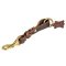 Short Leather Pitbull Leash (Pull Tab Leash)