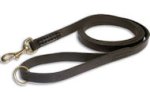 Leather Rescue Leash 3/4 inch on 6 FOOT for Pitbull