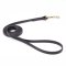 Black Biothane Pitbull Leash for Walking, Tracking