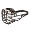 Pitbull Wire Dog Muzzle for Winter-Rubber Covered Dog Muzzle