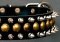 Studded Latigo Leather Dog Collar for Pitbull