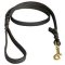 Leather Dog Leash 2 to 6 FOOT x 1/2-Inch for Pitbull Terrier