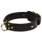 Gorgeous Wide 2 Ply Leather Dog Collar - Braided Leather Collar