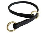 Light Weight Leather Slip Collar-Training Dog Collar 1/2 wide