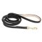 Handcrafted Stitched Leather Dog Leash with Padded Handle