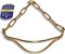 Dog Show Pitbull Chain Collar Made of Brass - 1/9 inch (3mm)