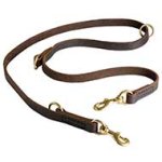 Multi Functional Leather Dog Leash for Pitbull