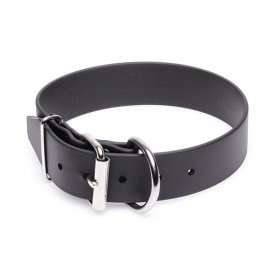 Extra Wide Black Biothane Pitbull Collar