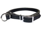 Adjustable 2 Ply Leather Slip Collar with Nickel Plated Hardware