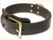 Tac-Black Leather Agitation Collars for Pitbull training