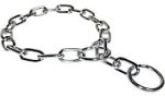Fur Saver Choke Collar with Short Links Chrome-plated - 1/7 inch (3.4 mm)