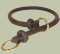 Rolled Leather Slip Collar 1/2'' wide for Pitbull