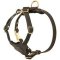 Small Leather Dog Harness for Pitbull puppy