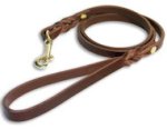Durable Leash made of Leather for Pitbull