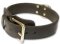 Heavy 2-Ply leather dog collar for Pitbull