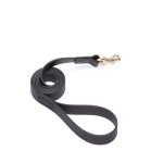 Black Waterproof Pitbull Leash Made of Biothane