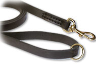 6 Foot Leather Snap Lead for Pitbull