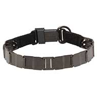 'Gentle Kind' Neck Tech Sport Pinch Collar of Matt Black Steel - 1 2/5 inch (3.3 cm) prong 'Gentle Kind' Neck Tech Sport Pinch Collar of Matt Black Steel - 1 2/5 inch (3.3 cm) prong
