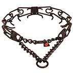 Black Stainless Steel Pitbull Pinch Collar 1/8 inch (3.2 mm) Black Stainless Steel Pitbull Pinch Collar 1/8 inch (3.2 mm)