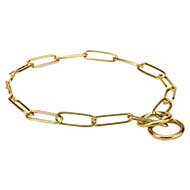 'Chain Protector' Brass Fur Saver Collar - 1/9 inch (3 mm) link diameter 'Chain Protector' Brass Fur Saver Collar - 1/9 inch (3 mm) link diameter