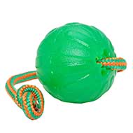 "Roll and Throw" Chew Rubber Ball on a String "Roll and Throw" Chew Rubber Ball on a String