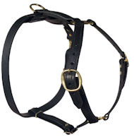 Classic Leather Harness For Big Dogs-Pitbull harness